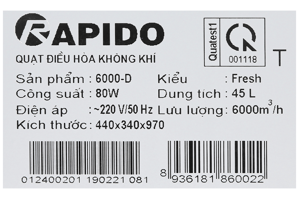 rapido 6000d tv 15